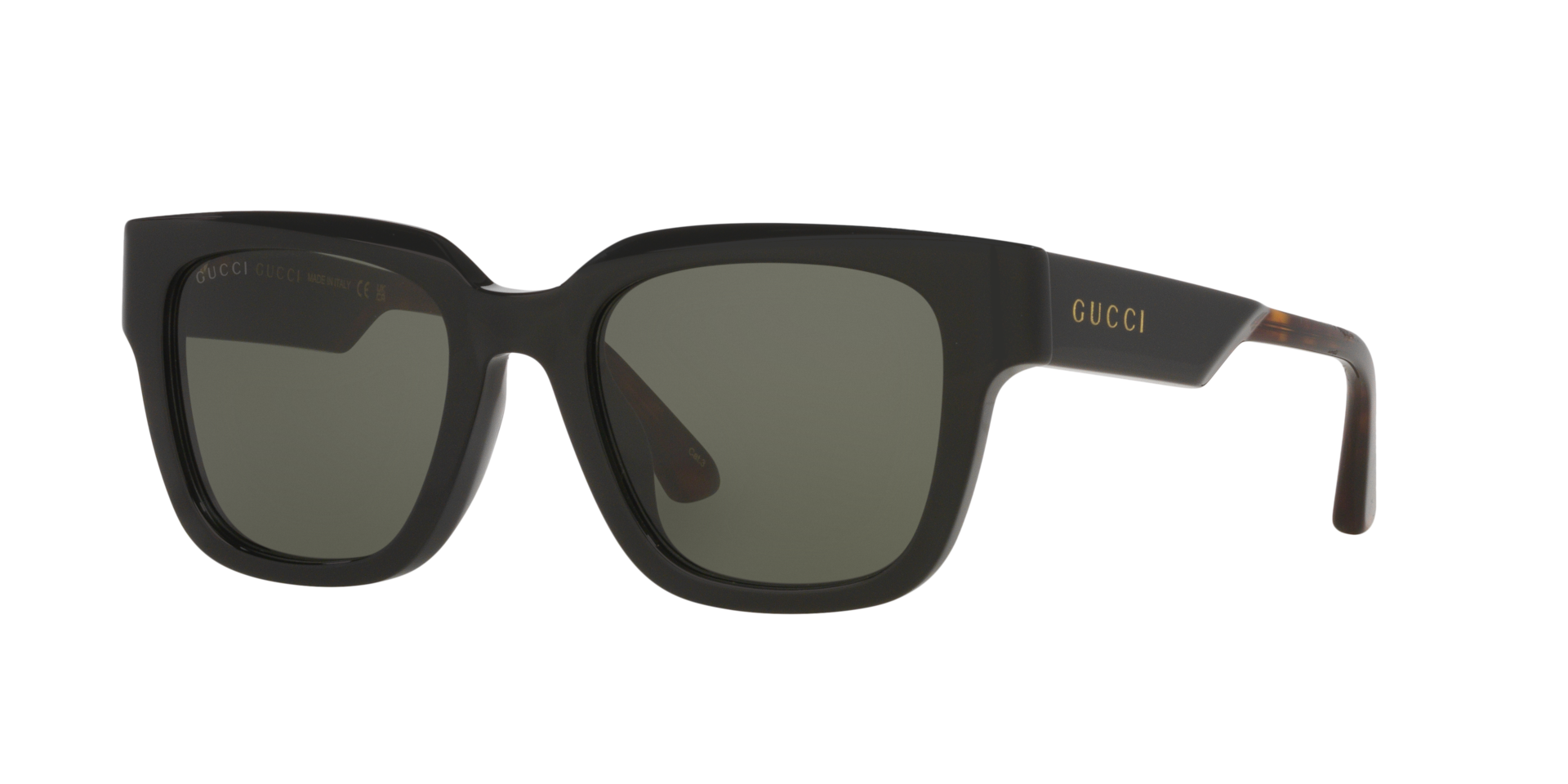 Gucci GG1670SK S (52 - 21) with Grey lenses and Black frame