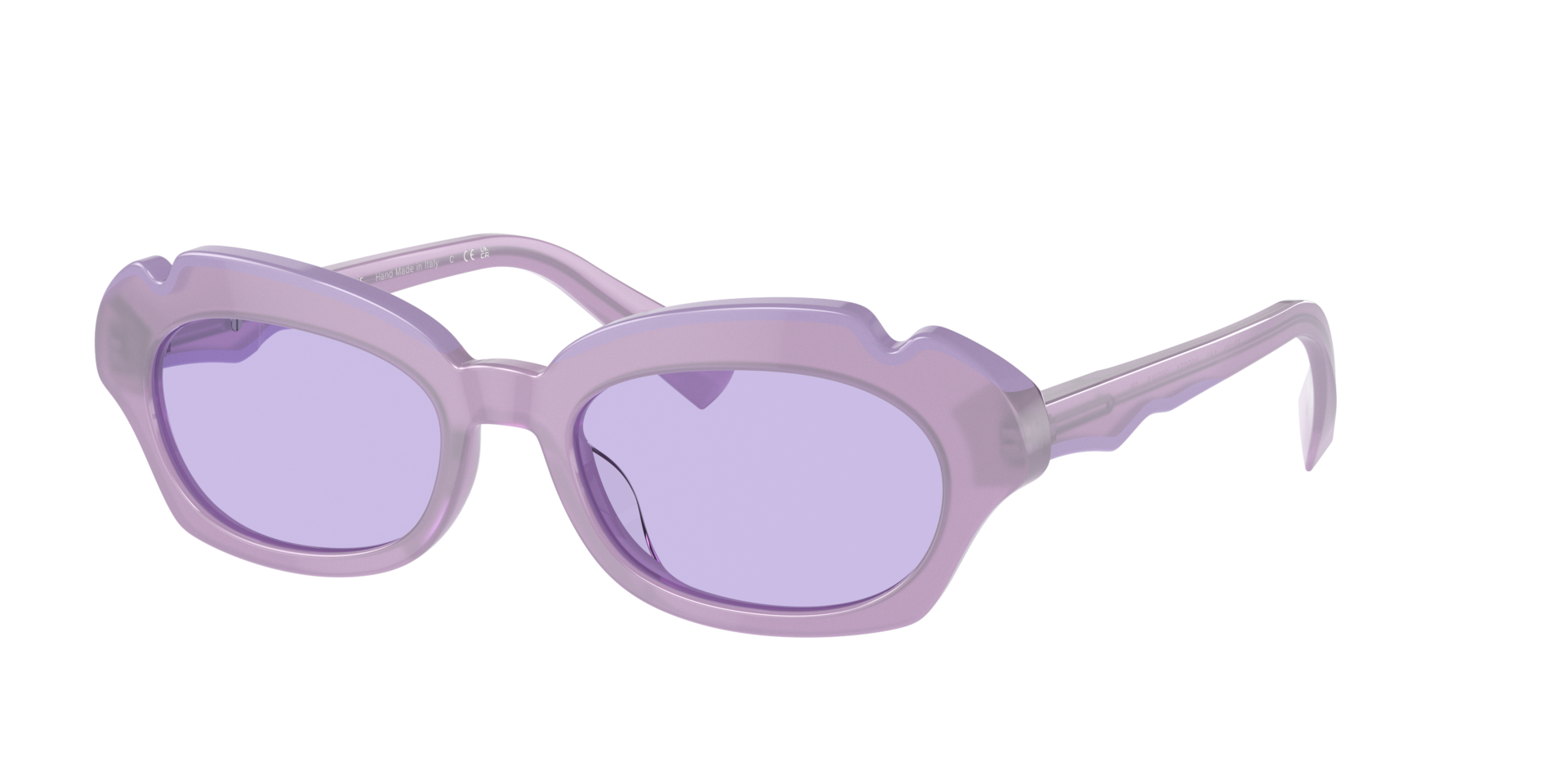 Alain Mikli Woman Sunglass A05071 -  Frame color: Opal Purple/Lilac, Lens color: Violet