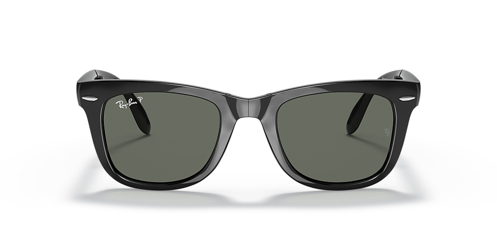 Ray-Ban Wayfarer Folding Classic L (50 - 22) with Green lenses and