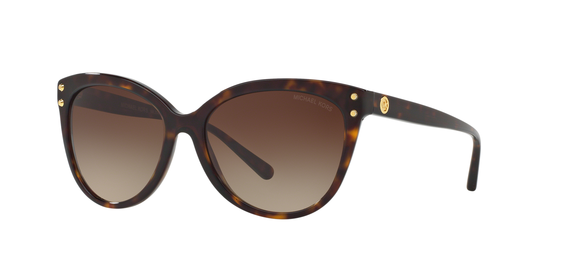 Michael Kors Woman Sunglass Jan -  Frame color: Dark Tortoise, Lens color: Brown Gradient