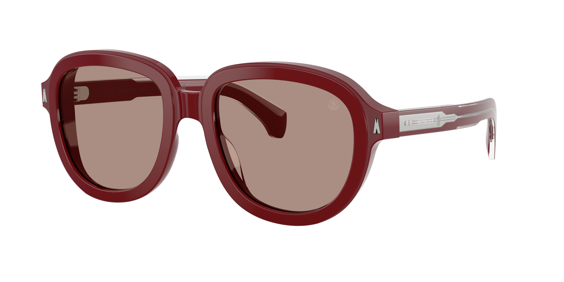 Moncler Unisex Sunglass ME6007U CIRSEE - Couleur du Monture Bordeaux brillant Couleur de Lentille Rouge fonc uni 420 €