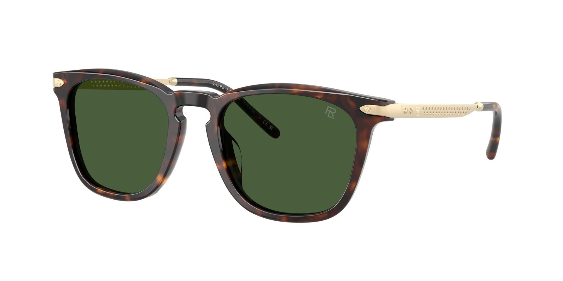 Ralph Lauren Man Sunglass RL8233U -  Frame color: Dark Havana, Lens color: Bottle Green