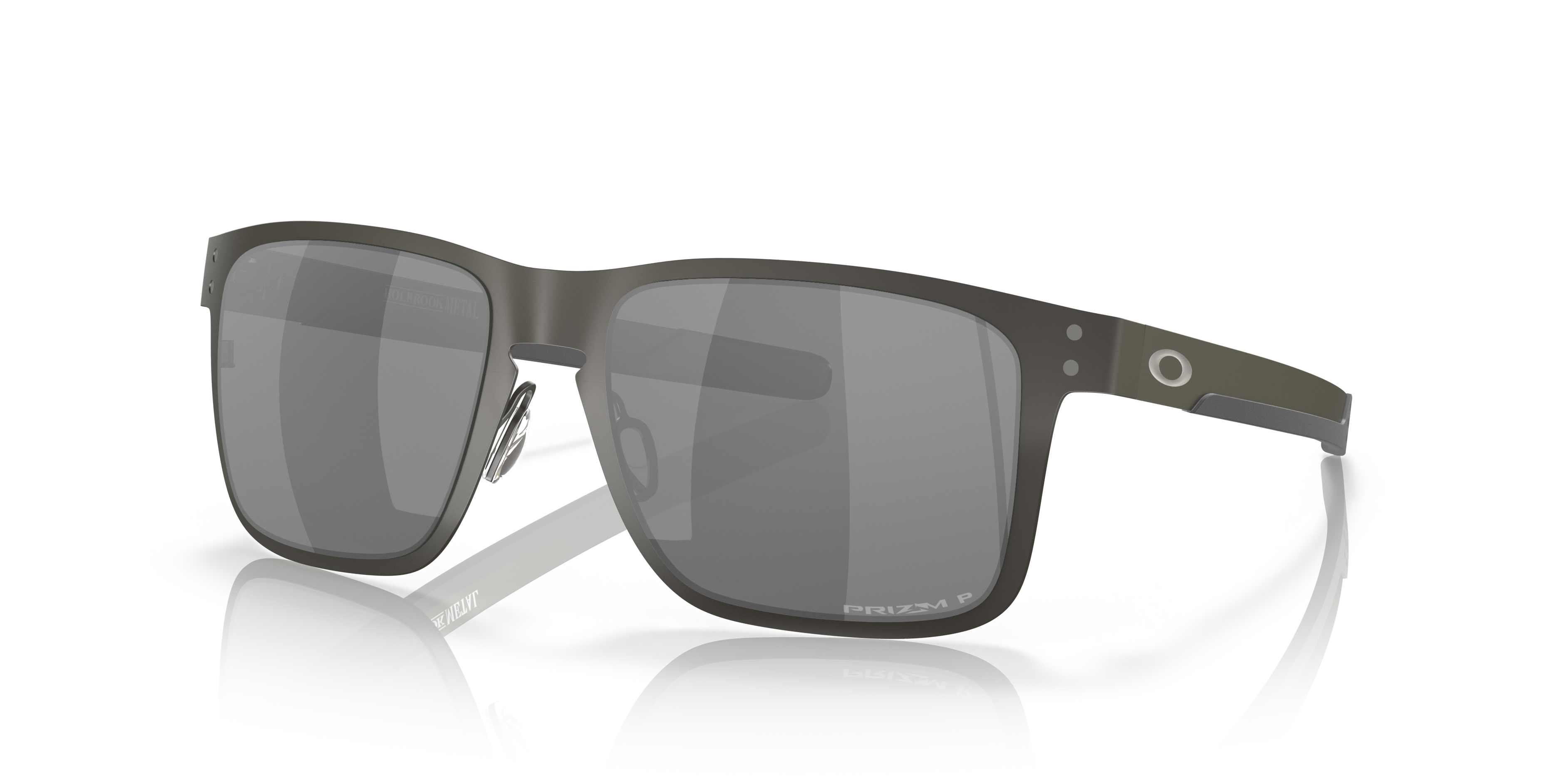 Oakley Holbrook™ Metal L (55 - 18) with Black lenses and Grey