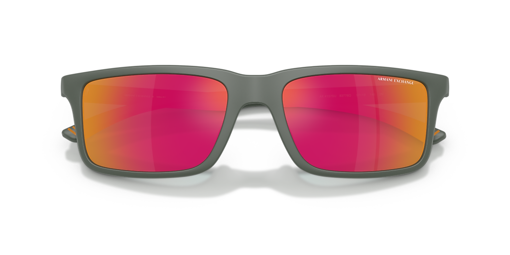Armani Exchange AX4157SU L (57 - 19) with Orange lenses and  display picture 1