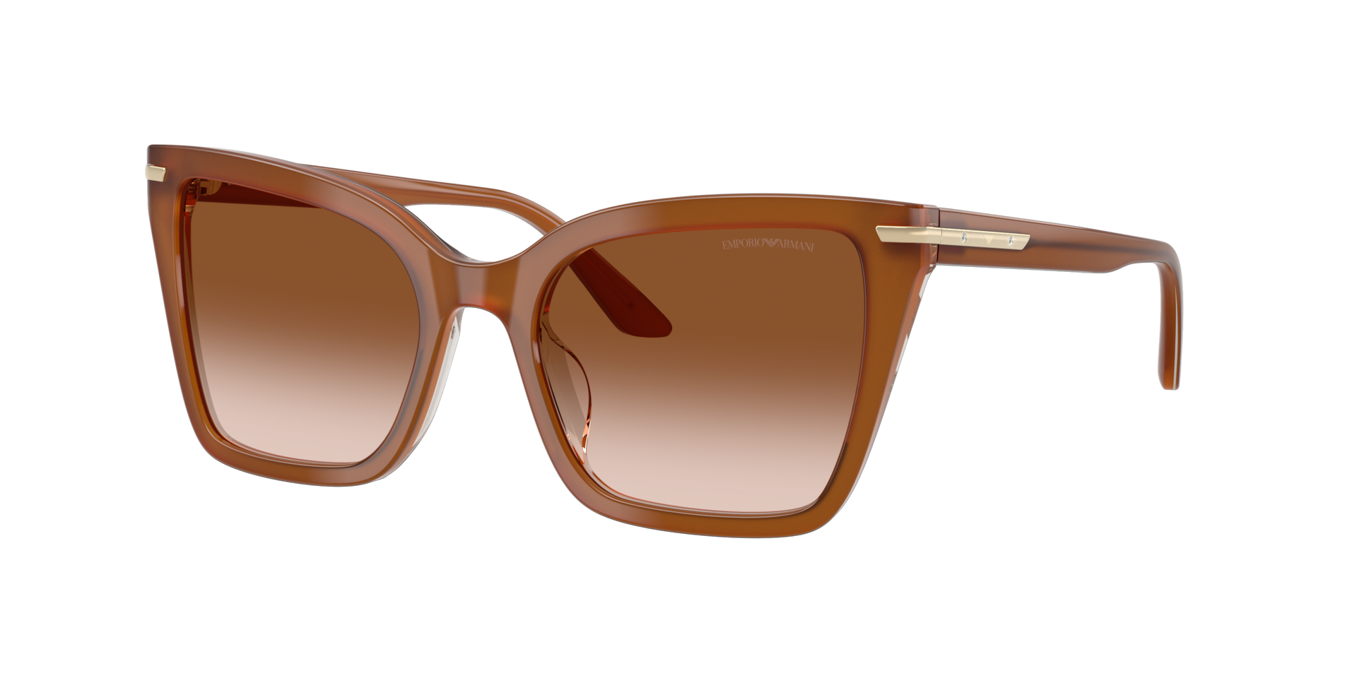 Emporio Armani Woman Sunglass EA4273BU -  Frame color: Tobacco, Lens color: Brown Gradient