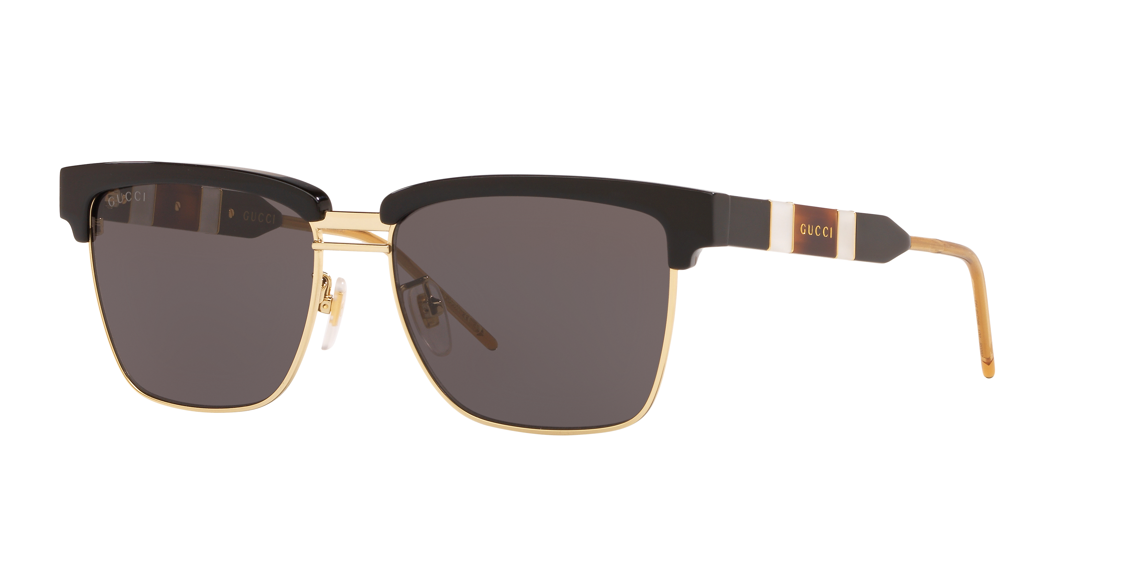 Gucci GG0603S M (56 - 16) with Grey lenses and Black frame