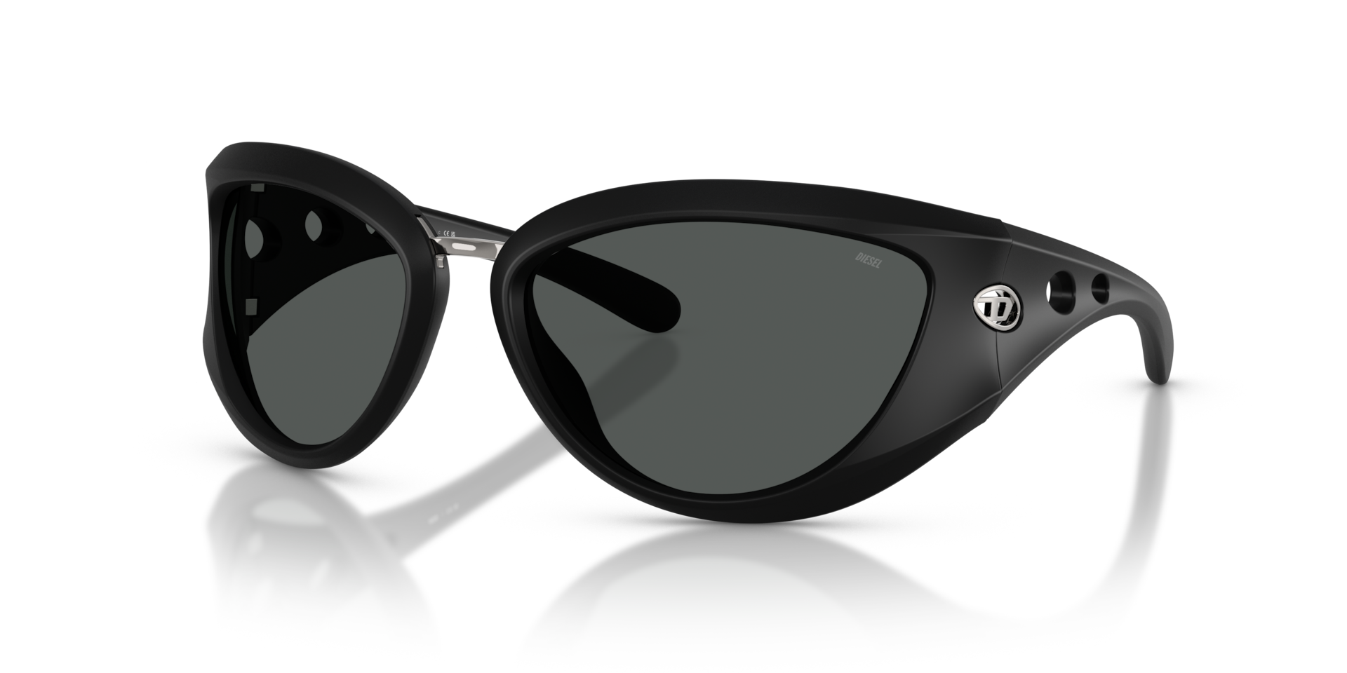 Diesel DL3007U L (61 - 18) with Grey lenses and Black frame
