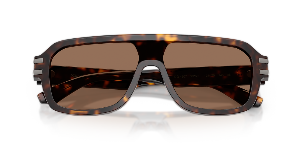 Dolce&Gabbana DG4507 L (0 - 127) with Brown lenses and Tortoise