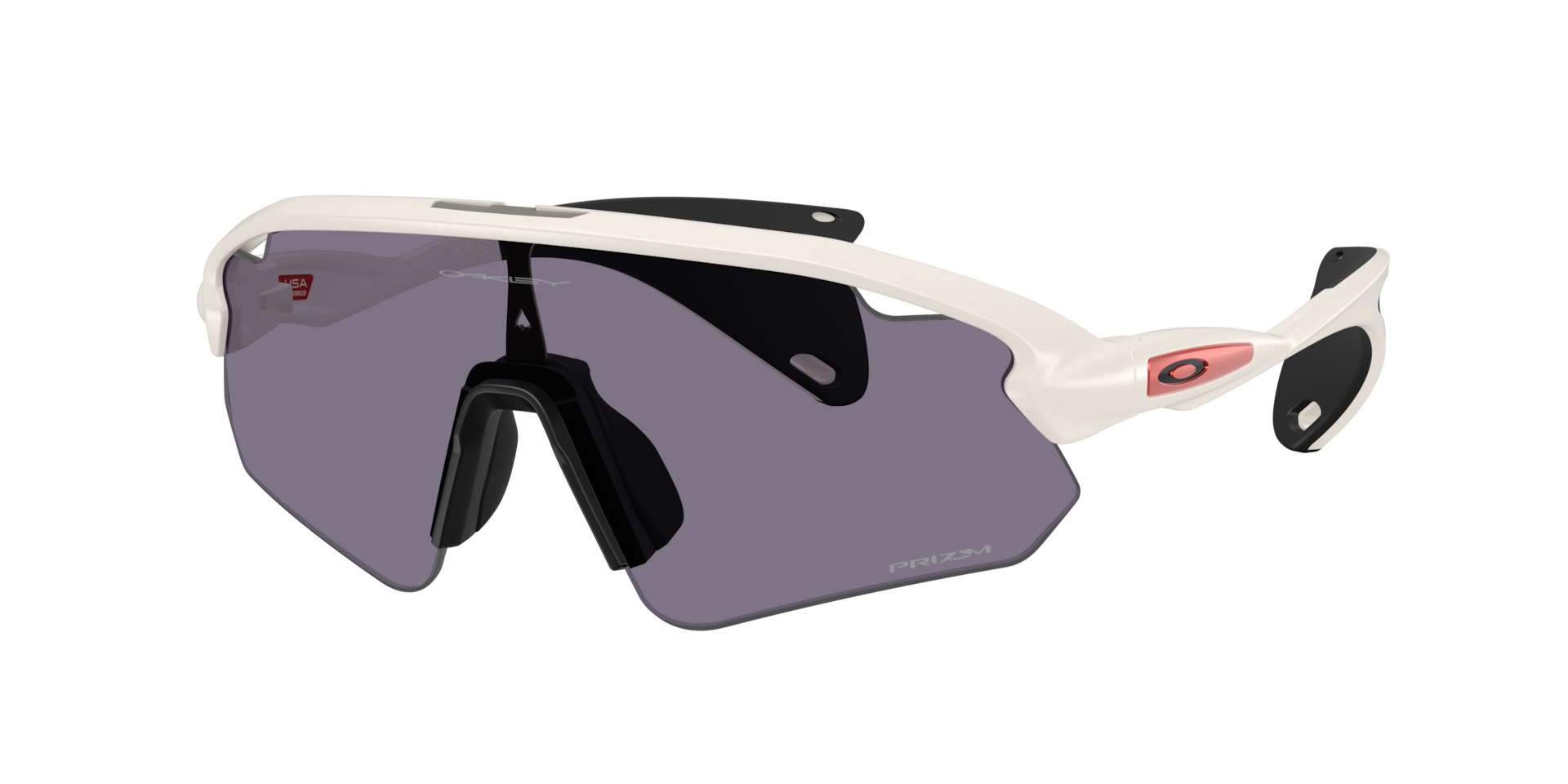 Oakley Unisex Sunglass Stunt Devil (Low Bridge Fit) - Rahmenfarbe: Matte Mist, Linsenfarbe: Prizm Grey
