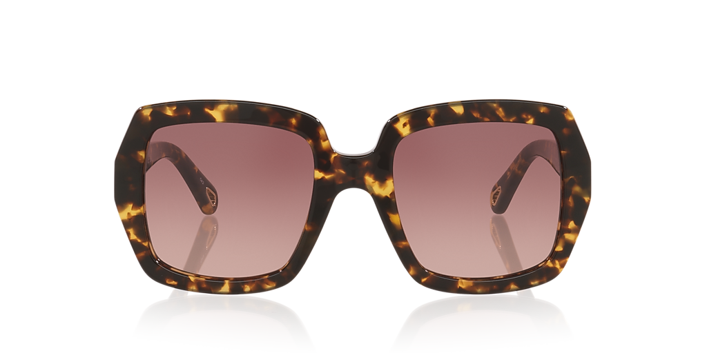 Chloé CH0301S M (52 - 22) with Red lenses and Tortoise frame