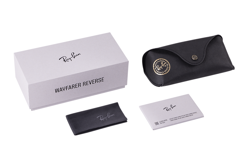 Ray-Ban Wayfarer Reverse S (50 - 22) with Violet lenses and Black
