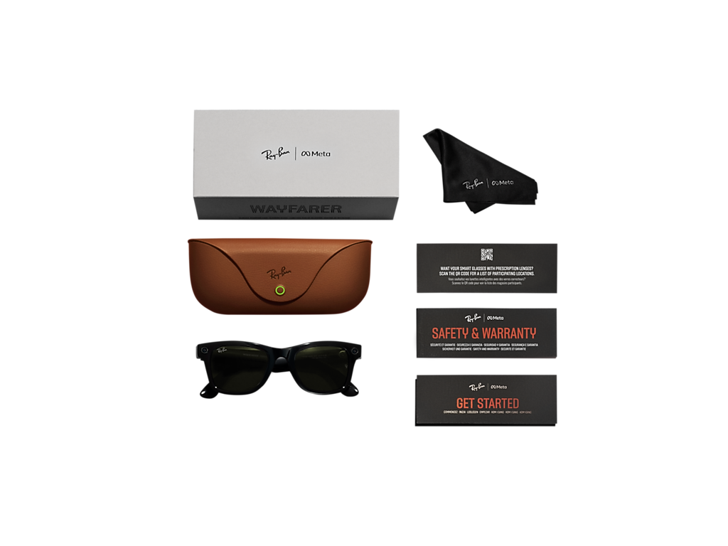 Ray-Ban | Meta Ray-Ban Meta (Gen 1) Wayfarer M (50 - 22) with